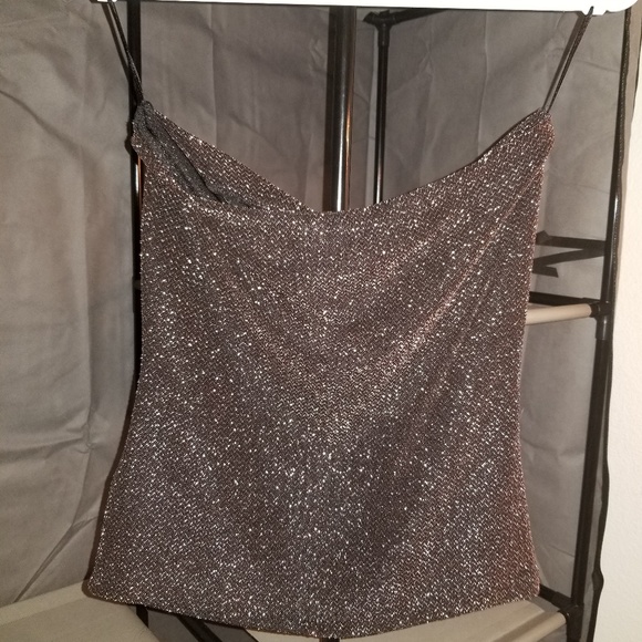 Sparkly strapless top - Picture 2 of 3